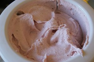 glaces fraises, bananes et salade 003