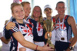 La squadra femminile inglese (terza nel Mondiale e seconda nell'Europeo) - Foto di Maurizio Crispi