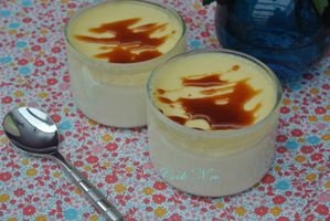 Panna cotta au chocolat blanc