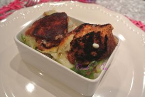 Camembert pané au pain d'épices