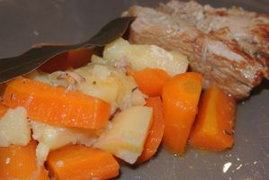 Veau aux carottes et aux panais