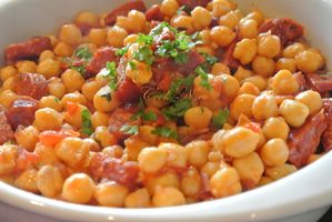 Pois chiches au chorizo