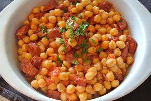 Pois chiches au chorizo