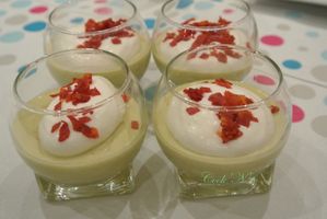 Cappuccino d'asperge au chorizo