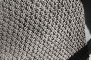 tricoter une echarpe point de ble