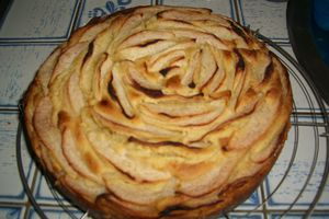 Cake amandes et poires 7
