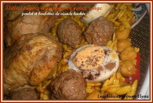 Tlitli au poulet et boulettes de viande hachée (7)