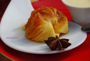 Pommes caramélisées et crème à la badiane 4