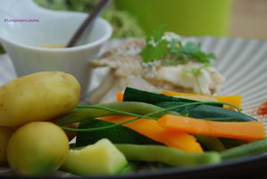 Aïoli cabillaud dorade et petits légumes 3