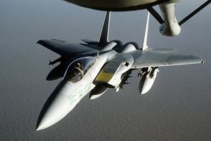 Royal Saudi Air Force F-15 Eagle fighter aircraft