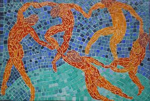 07-mosaïque d'un tableau de Matisse, réalisée par Anne-Marie