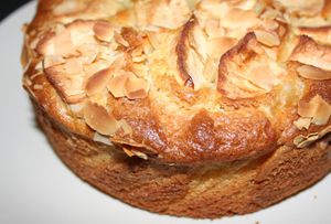 gâteau moelleux aux pommes et amandes 08 10 004