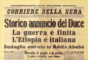 Corriere della Sera 6 maggio 1936