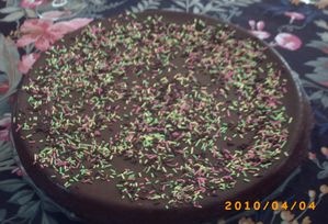 flan chocolat