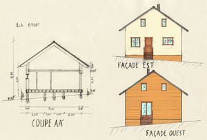 Facades EST-OUEST couleurs