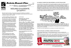 Tract Renault Flins 29 11 2011