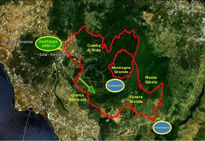 pantelleria Trail mappa del percorso
