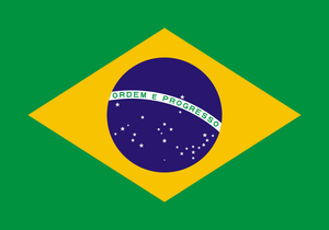 Flagge von Brasilien Flagge von Brasilien