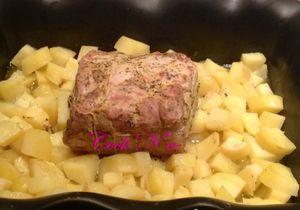 Rôti de veau au four