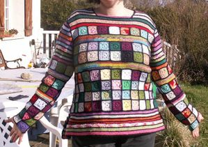 crochet tricot 2013 02 pull vitrail 2