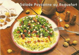 Salade Paysanne au Roquefort 1