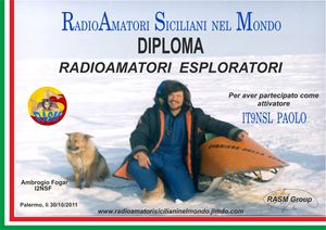 2011 Dipl. Radioamatori Eploratori