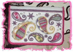 Marque page lace et porte carte 003