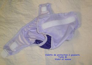 CL TM culotte de protection violet mauve