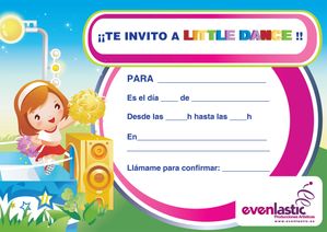 little dance invitación internet