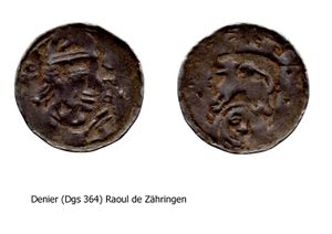 Denier (Dgs 364) Raoul de Zähringen