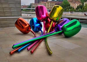TULIPS, DE JEFF KOONS , pierre,art.over,blog.com