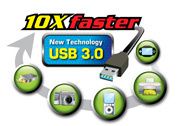 logo USB 3.0 pour Carte Mere Asus P6X58D PREMIUM