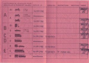 tracteur permis C conduire