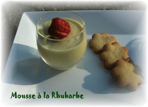 Mousse rhubarbe 2