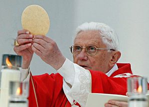 Pape Benoit XVI à Lourdes 14 septembre 2008.