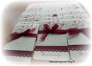 Faire part mariage vue détaillée