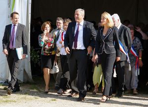 65 Inauguration de la Foire de Montbard 2011 un Ministre