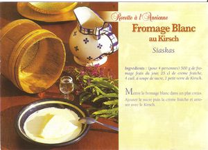 Fromage blanc au Kirsch