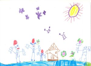 Dessin d'un élève du Fresne