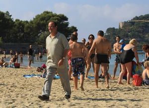 hollande a la plage