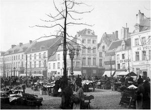 Place Sainte-Catherine, Marché aux légumes - 1900