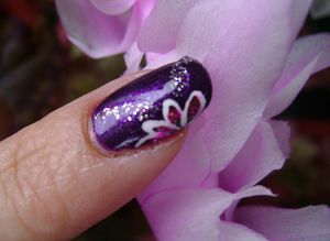 Fleur violette 3