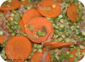 soupe de pois cassé non mixée