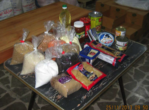 distribution de nourriture