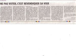 article ne pas voter