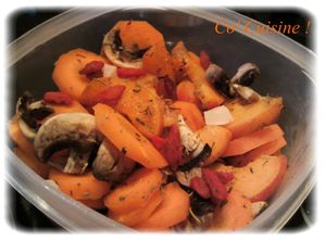 salade sucré-salé carotte, abricot, champignon, -copie-2