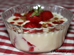 Tiramisu aux fraises et speculoos