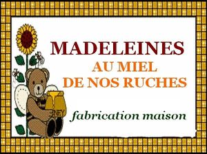 affiche madeleines