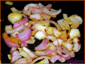 Oignon doux en cuisson
