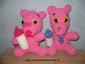 les bébés panthères roses